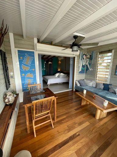 Bedroom, Les pieds dans l'eau face au lagon - Le Bel Instant, Sainte-Anne