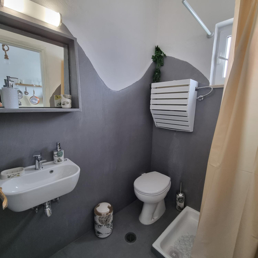 Bathroom 4, Arocaria - Faliraki peaceful apartments, South Aegean