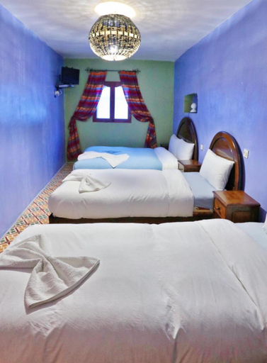 Bedroom 2, AYMANE ROOFTOP budget panoramic HOTEL, Chefchaouen