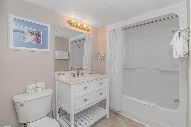 Bathroom 4, Oceanview 3BR Condo - Modern and Fun! - Sand Dunes 603, Horry
