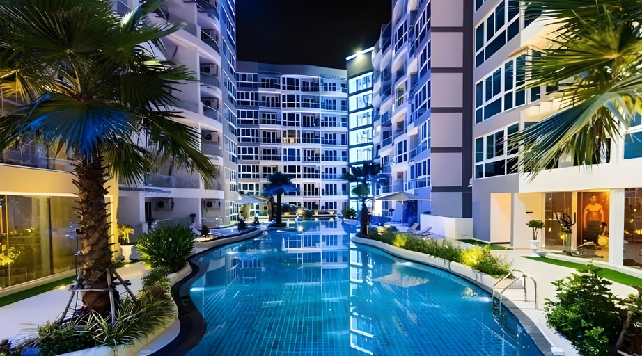 Exterior & Views 1, Grand Avenue Pattaya, 2 br, 2 baths, Pool-view, Pattaya