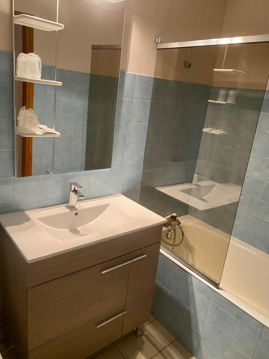 Bathroom 2, Hotel des Alpes, Savoie