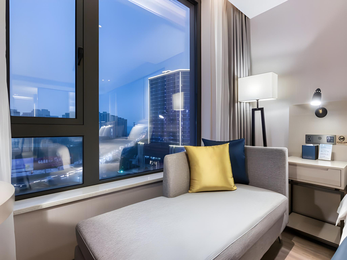 Bedroom 1, Echarm Hotel Huzhou Zhouli, Huzhou