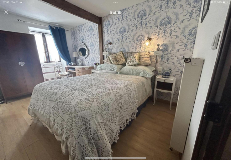 Bedroom 2, Le Jardin de Rose 24 FEUILLEBERT Romagne 86700, Vienne