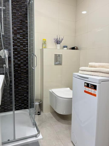 Bathroom 2, Praha 1 Florenc Hlavni mesto Romantic Apartments, Praha 7