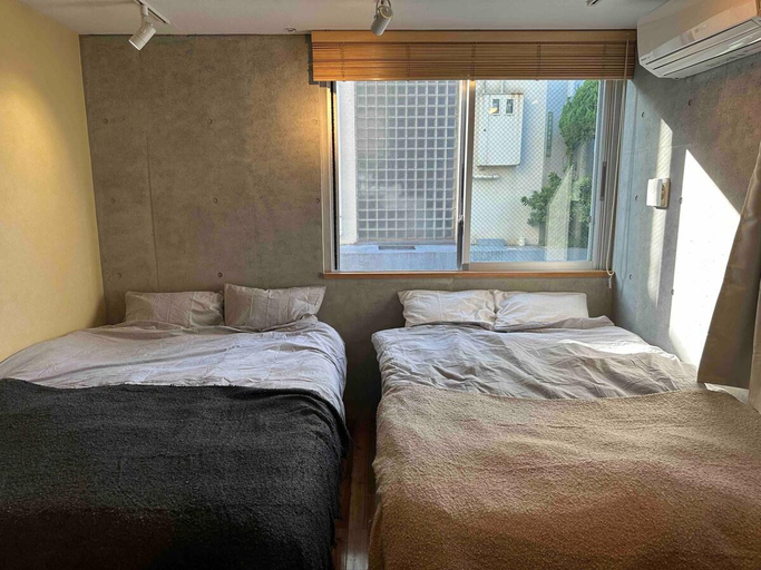 Bedroom 1, スタイリッシュな部屋・成田空港/羽田空港直結・千住大橋駅徒歩2分・北千住徒歩10分, Arakawa