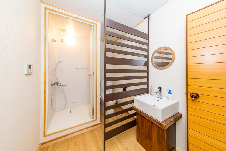 Bathroom 3, Guesthouse leaf, Hokuto