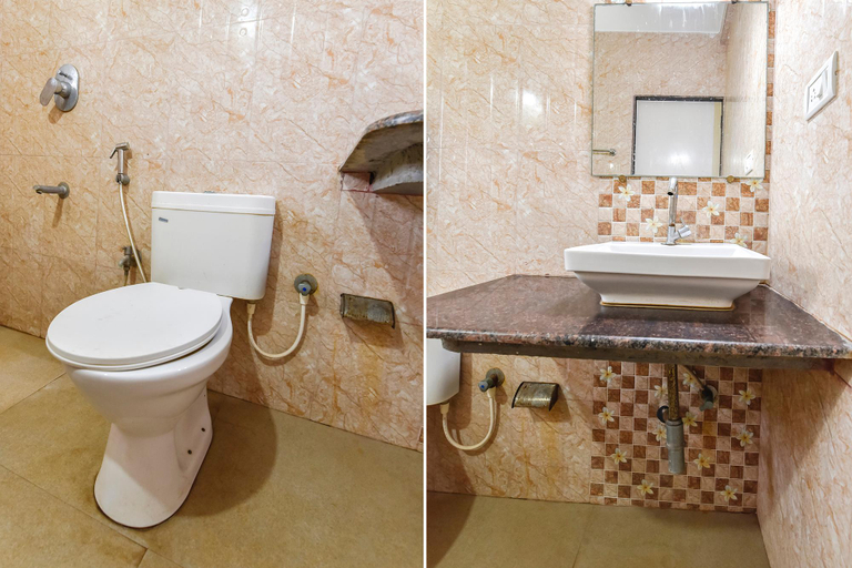 Bathroom, FabHotel Morjim Paradise - 800M From Morjim Beach, North Goa