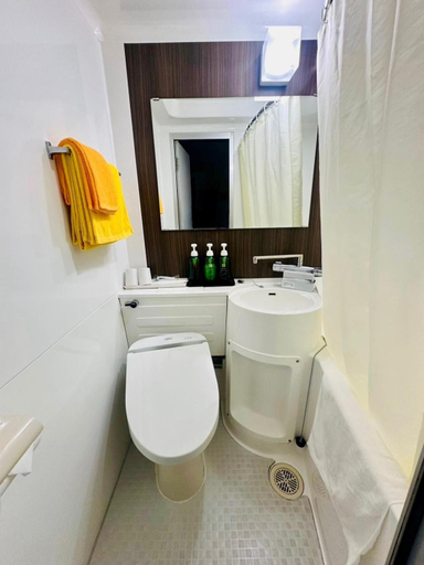 Bathroom 4, Business Hotel Hanaya, Kyōtanabe