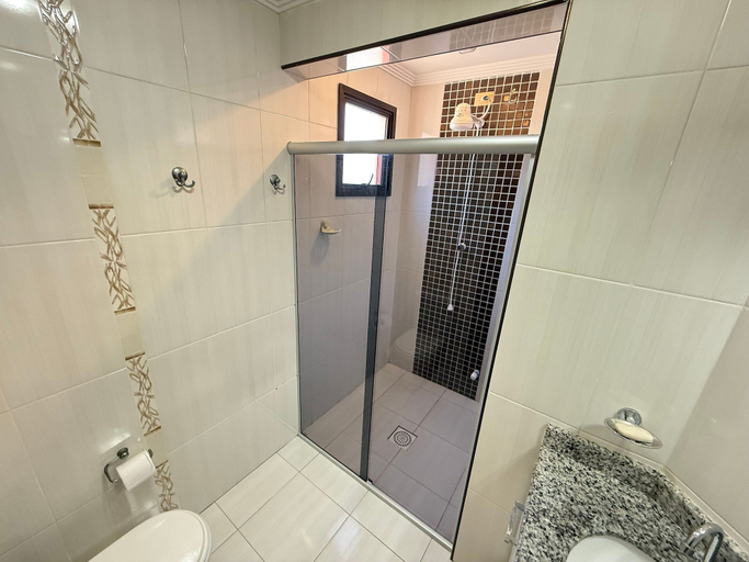 Bathroom 3, Pé na Areia Canto do Forte V, São Vicente