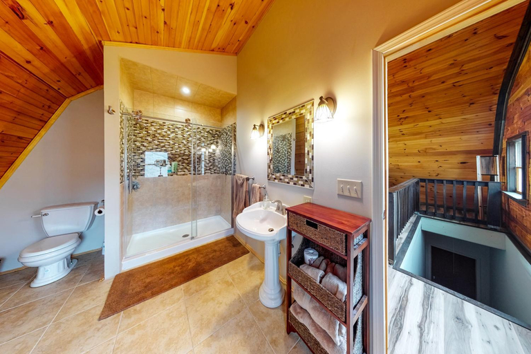 Bathroom 2, Seneca Lake Getaway, Schuyler