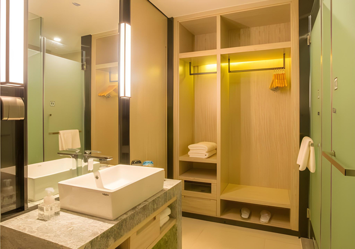 Bathroom 3, Echarm Hotel Wuhan China Optics Vally Convention & Exhibition Center, Wuhan