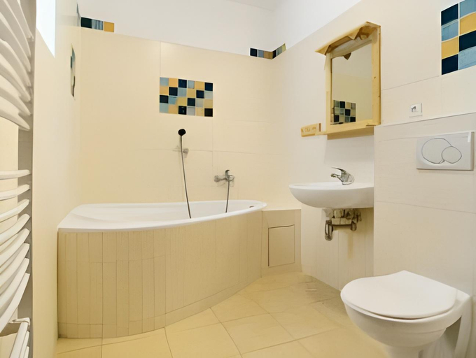 Bathroom 3, Hotel Garni Mysi Dira, Český Krumlov