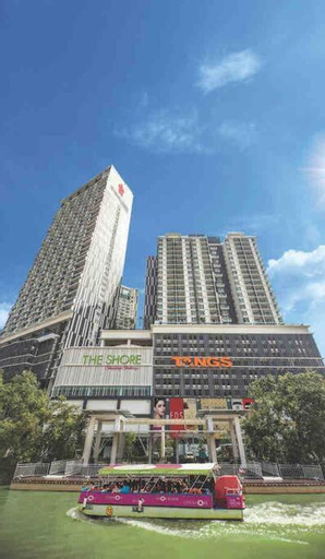 Bonjour Riverview 2KM JONKER/6 PAX/NETFLIX/FREWIFI, Malacca City