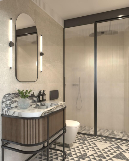 Bathroom 5, Rua Augusta, Crete