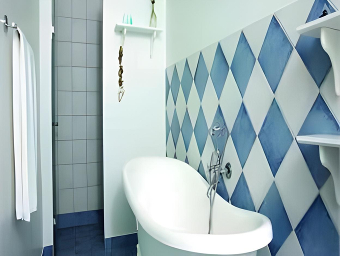 Bathroom 2, Hjerting Badehotel - Esbjerg A/S, Esbjerg