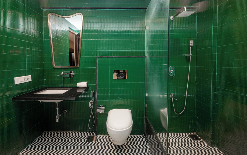 Bathroom 4, Goa Crescent Resort - A Hilltop Seaview Escape, North Goa