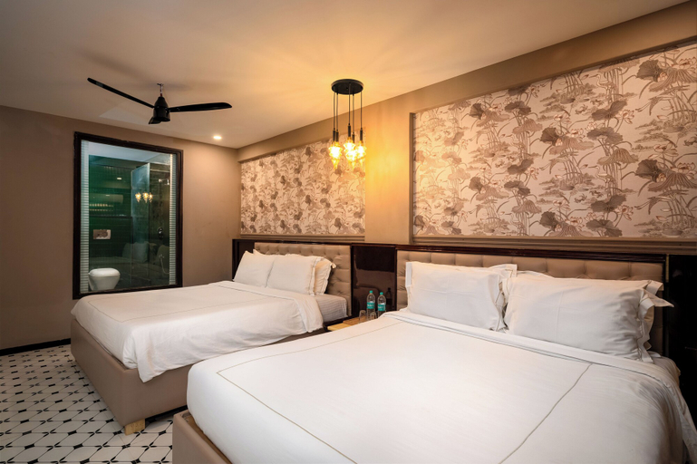 Bedroom 3, Goa Crescent Resort - A Hilltop Seaview Escape, North Goa