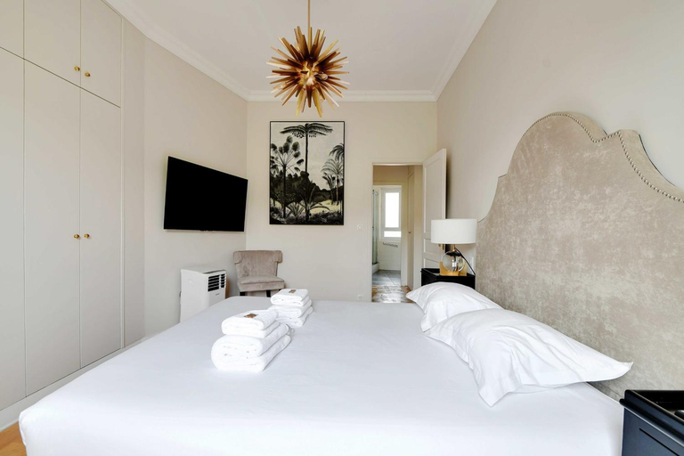 Bedroom 2, Chic apartment - 2BR/6P - Trocadéro/Tour Eiffel, Paris