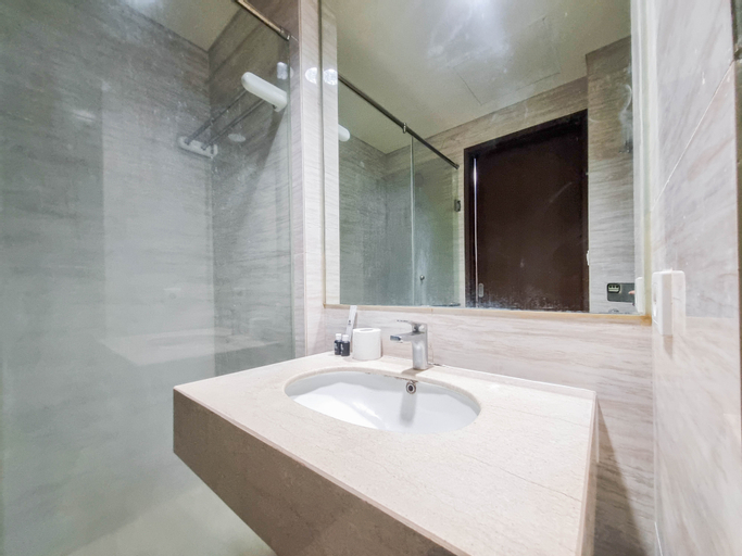 Bedroom 3, Cozy and Warm Studio Room at Uttara The Icon Apartment By Travelio, Sleman
