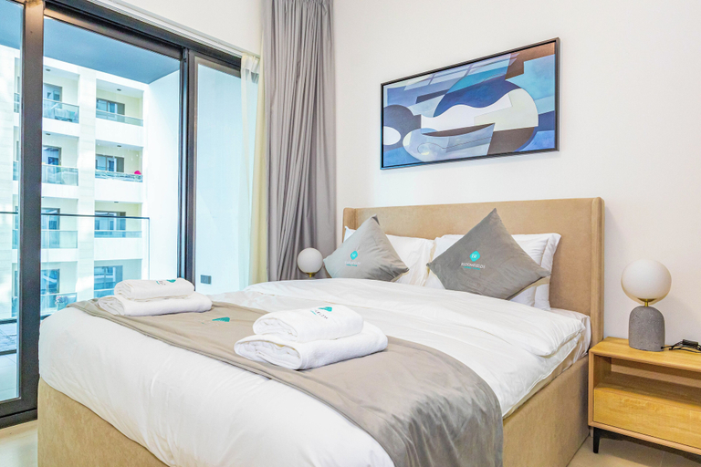Bedroom, Bloomfields Stylish 1Br Binghatti Creek, Dubai