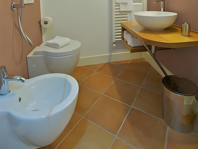 Bathroom 2, Alkimia Smart Rooms, Ferrara