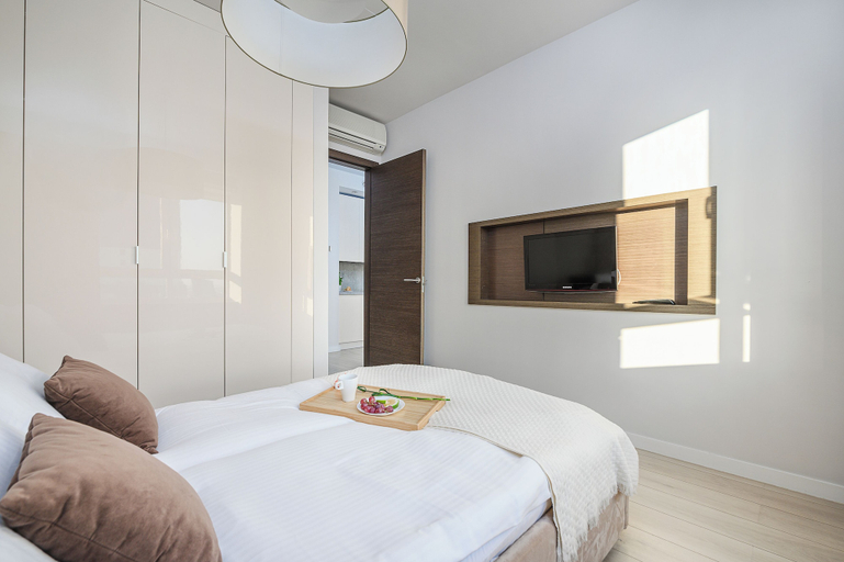 Bedroom 3, ShortStayPoland Platinum Towers Skyline, Warsaw