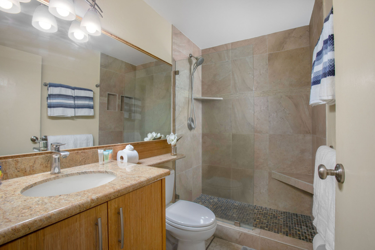 Bathroom, Waiohuli Beach Hale Ocean View Condos with Parking, Maui