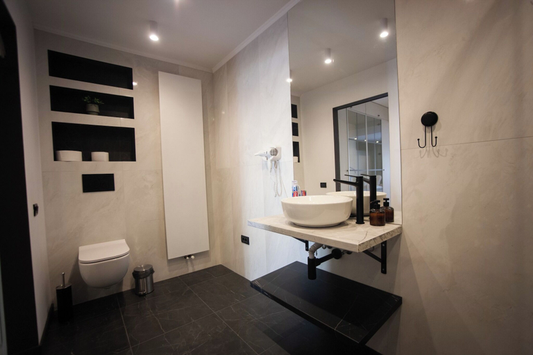 Bathroom, Denta Hotel, Ramnicu Valcea