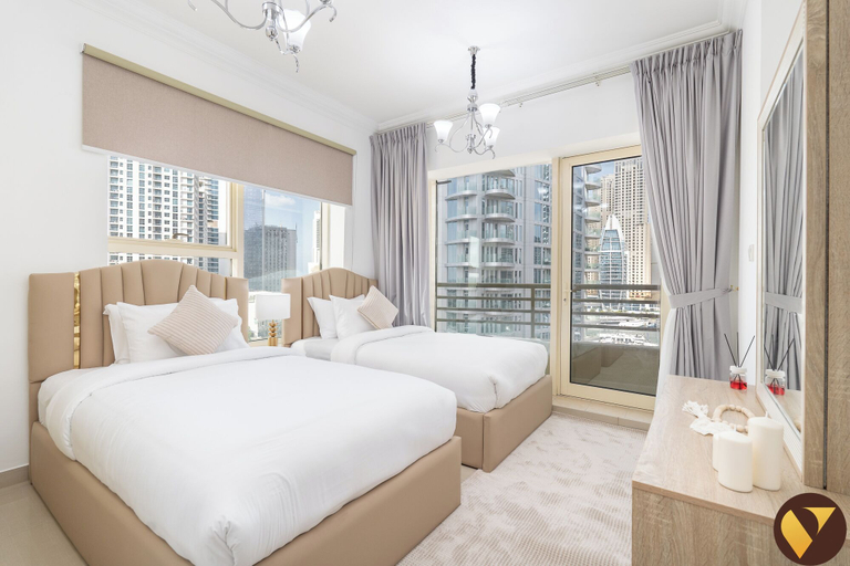 Bedroom 4, Manchester Tower Marina Views & Balconie, Dubai
