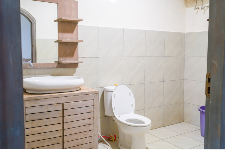 Bathroom, D'Moro Villa, Jepara