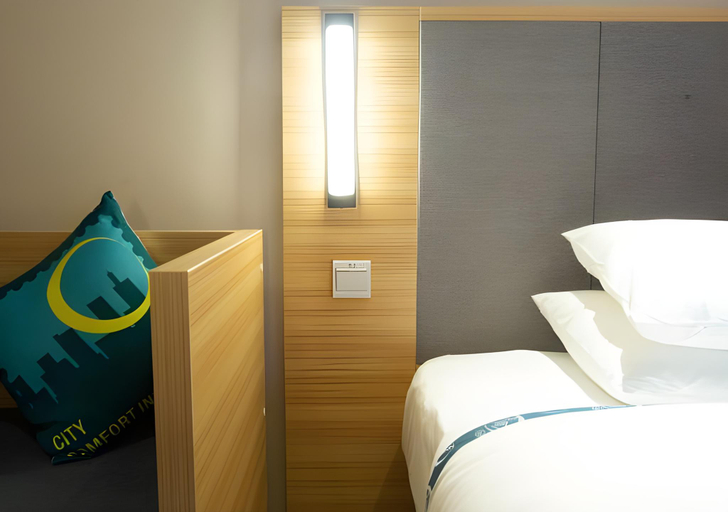 Bedroom 2, City Comfort Inn Huanggang Tuanfeng Passenger, Huanggang