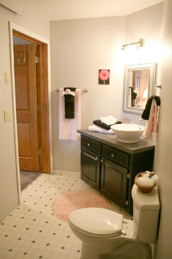 Bathroom 3, Sawin' Logs Inn, Crook