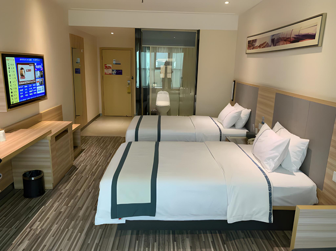 Bedroom 2, City Comfort Inn Hechi Yizhou Erqiao, Hechi