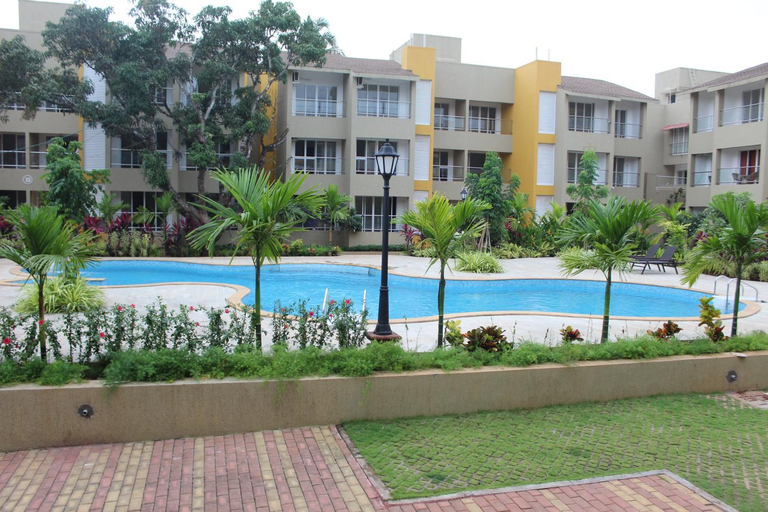 Most convenient 2 BR apartment in central Anjuna, North Goa