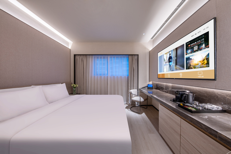 Bedroom 2, Crystal Orange Hotel Beijing Guomao Hopson One, Beijing