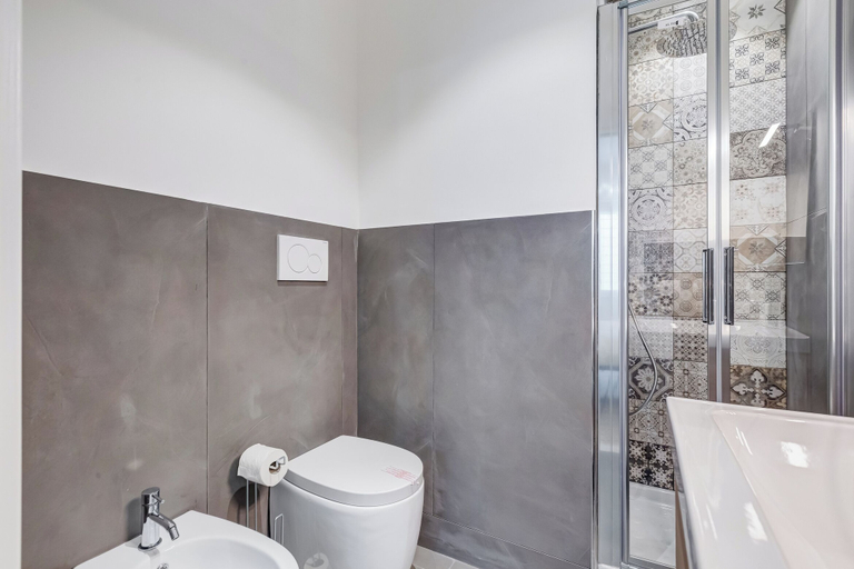 Bathroom 4, Gianicolo Apartment with Terrace, Roma