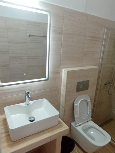 Bathroom 3, Akrogiali Rooms & Studios, South Aegean