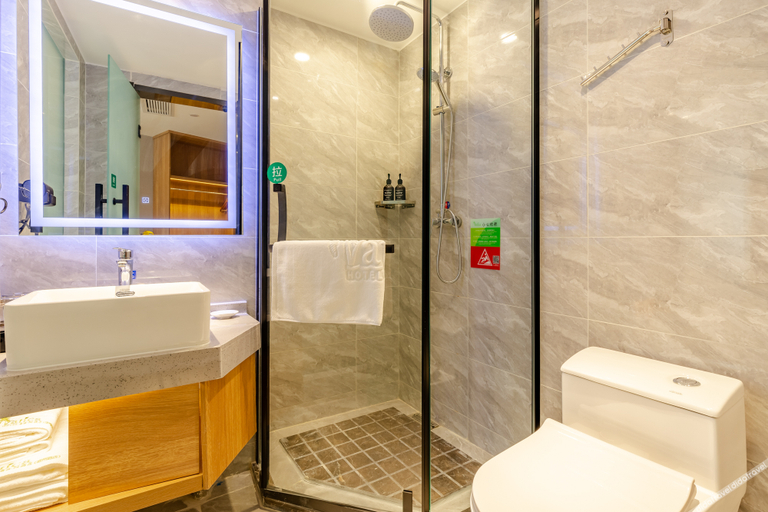 Bathroom 3, Vatica Hotel Hefei Luyang District Suzhou Road Provincial Hospital, Hefei