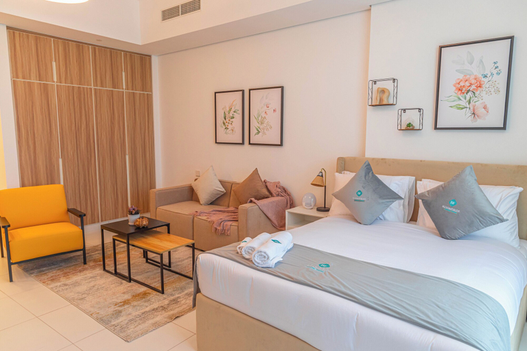 Bedroom, Bloomfields Stylish STU in Thalassa, Abu Dhabi City