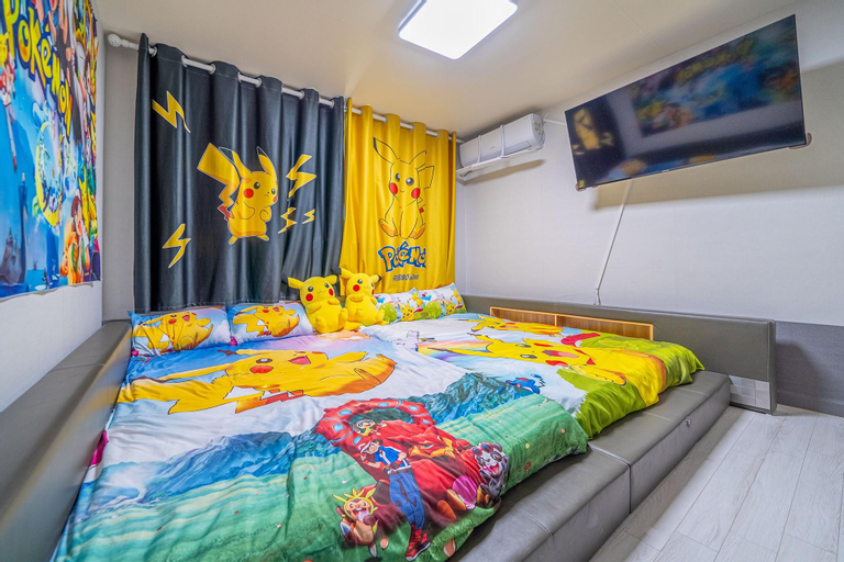 Bedroom 3, Yangpyeong Icoco Kids & Family Pool Villa, Yangpyeong