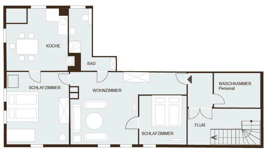 Facilities 1, Klosterkrug Apartments, Lüneburg