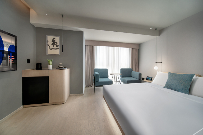 Bedroom 2, Junting Shangpin Hotel Luohu East Gate, Shenzhen