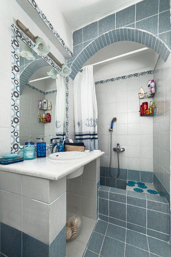 Bathroom 2, Nataly's Apartments, South Aegean