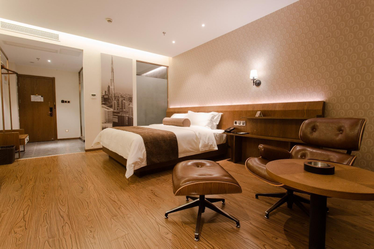 Bedroom 2, Zhe Coffee Hotel (Wan Zhinan Station in Wuhu County), Wuhu
