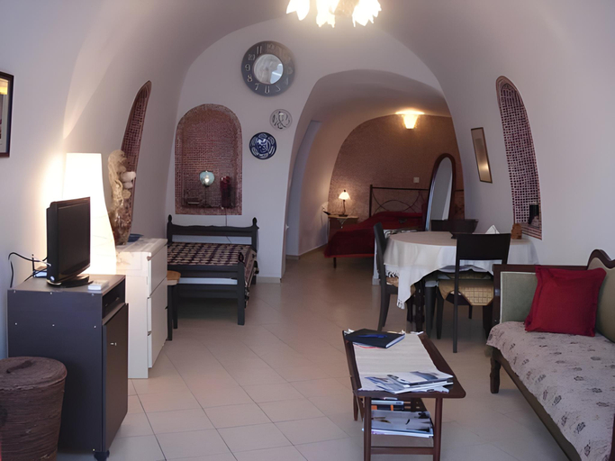 Bedroom 2, Virginia's Cave Villas, South Aegean