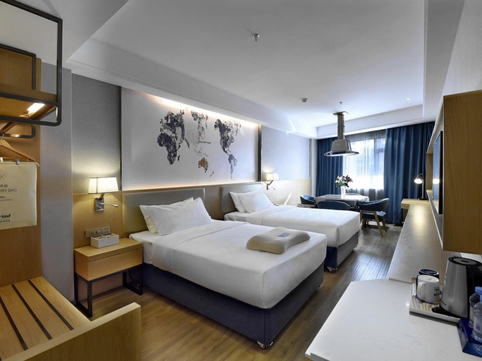 Bedroom 3, Kyriad Hotel Changsha Wuyi Square Snack Kingdom Store, Changsha