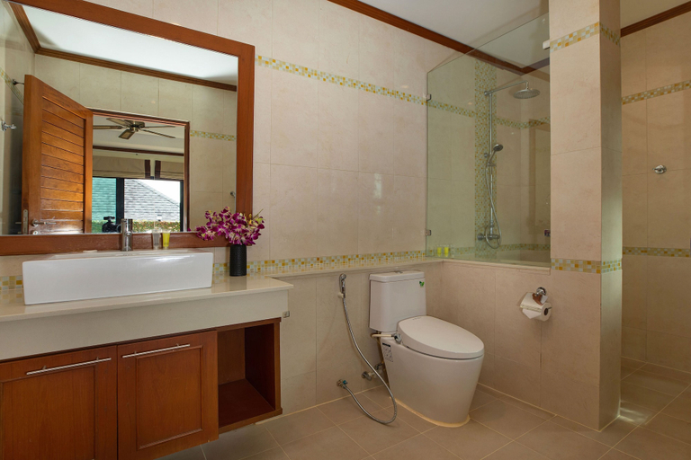 Bathroom 4, Balinese-Style 3BR Pool Villa Tina, Phuket Island