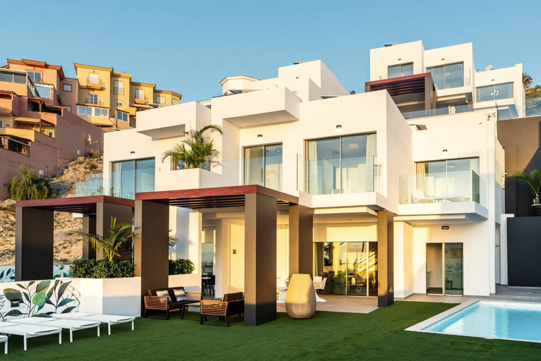 Exterior & Views, Villa Eden - Seaviews, Large Terrace & Private Heated Pool, Santa Cruz de Tenerife