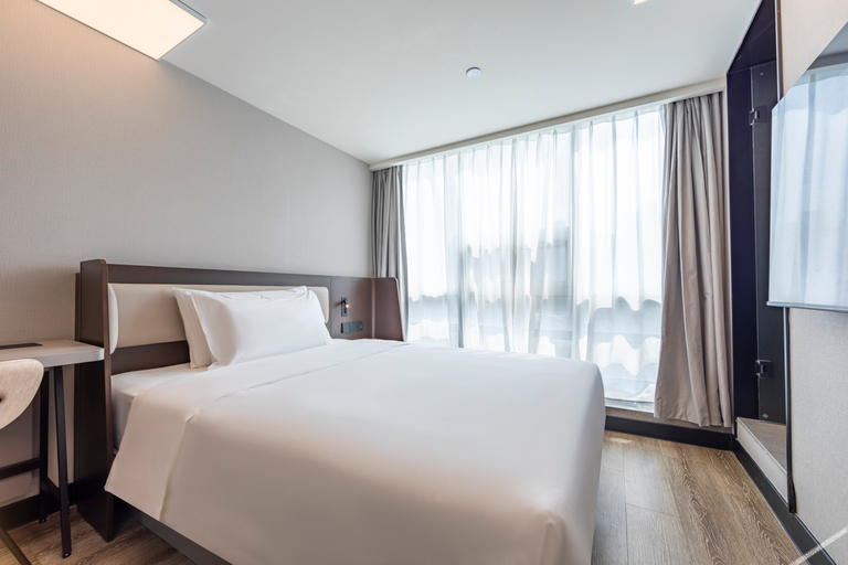 Bedroom 2, Hanting Hotel Shanghai Taopuxincun Metro Station, Shanghai